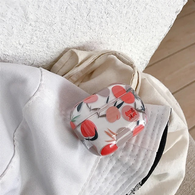 Fruit Hard PC Earphone Case For Airpods Pro Headphone Case