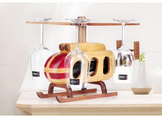 Helicopter Wine Rack