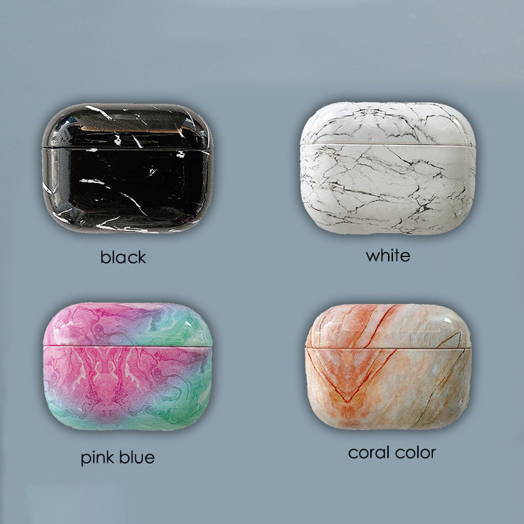 Colorful Marble Shockproof AirPods Pro Case Cover