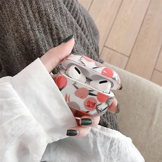 Fruit Hard PC Earphone Case For Airpods Pro Headphone Case