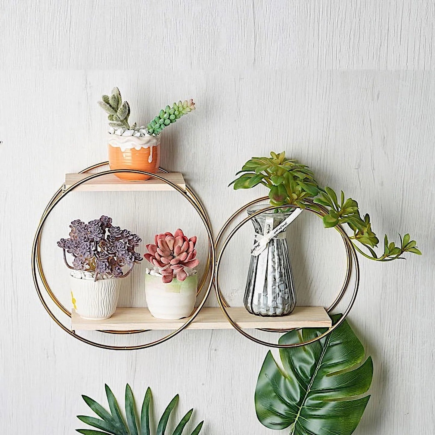 Modern Wall Mount Geometric Shelf for Home Decor and Space Elevation
