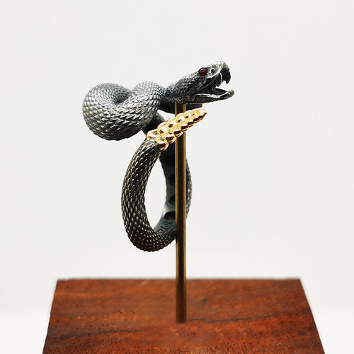 Fashion Jewelry Adjustable Snake Ring For Men Women Fashion Exquisite