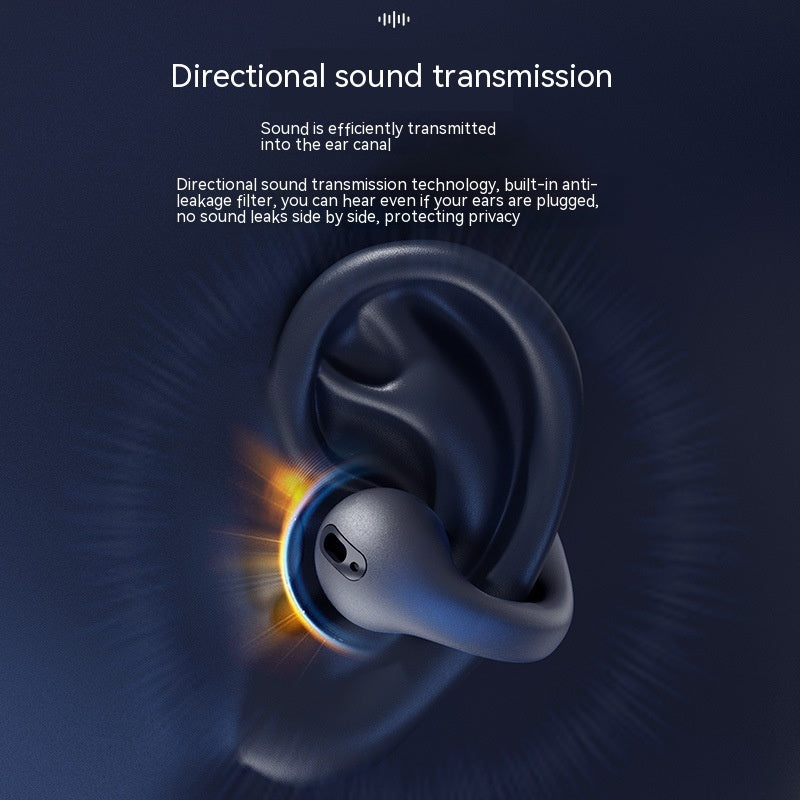 Wireless Ear Clip Bluetooth Headset TWS Comfortable Wear Not In-Ear
