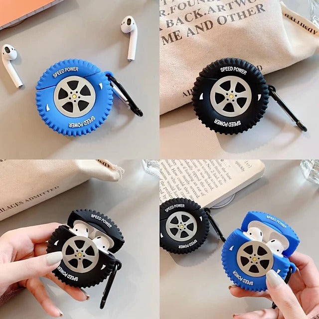 Tires Case For AirPods 1/2 Cool Headphone Case Soft