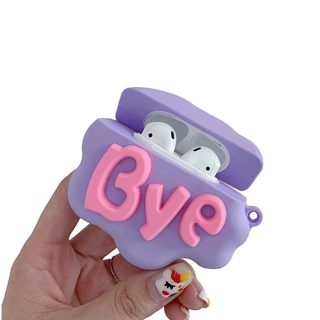 Hi Cute Cloud Case Bye Cloud Headphone Case