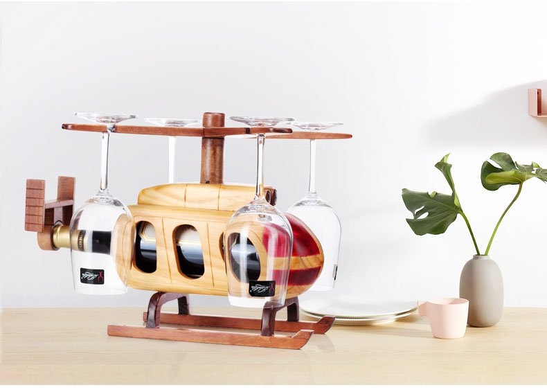 Helicopter Wine Rack