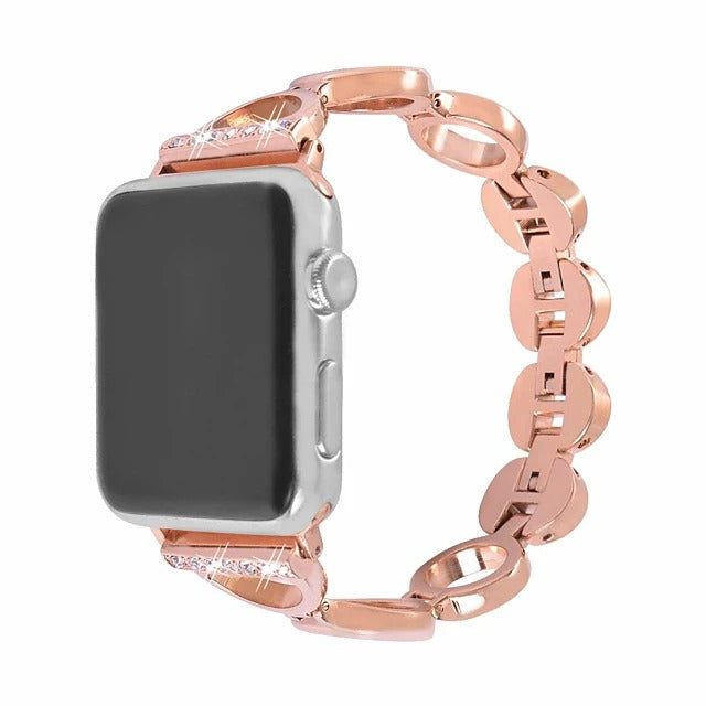 Classic Buckle Stainless Steel Watch Band  for All Apple Watch Series