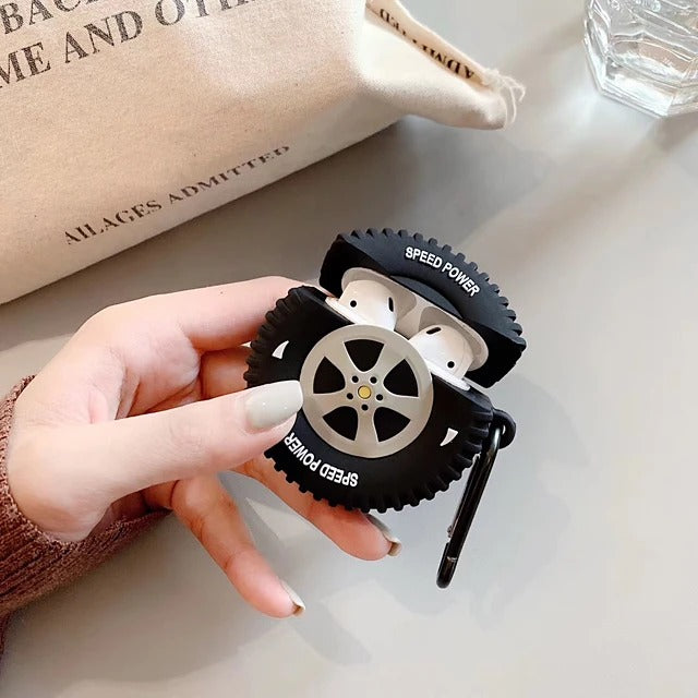 Tires Case For AirPods 1/2 Cool Headphone Case Soft