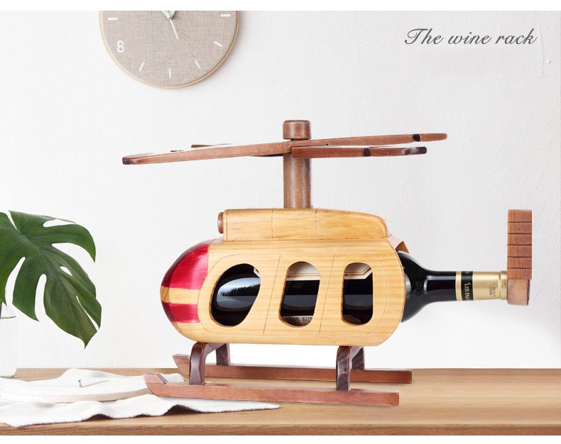 Helicopter Wine Rack