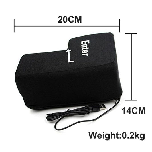 Large Enter Key Pillow