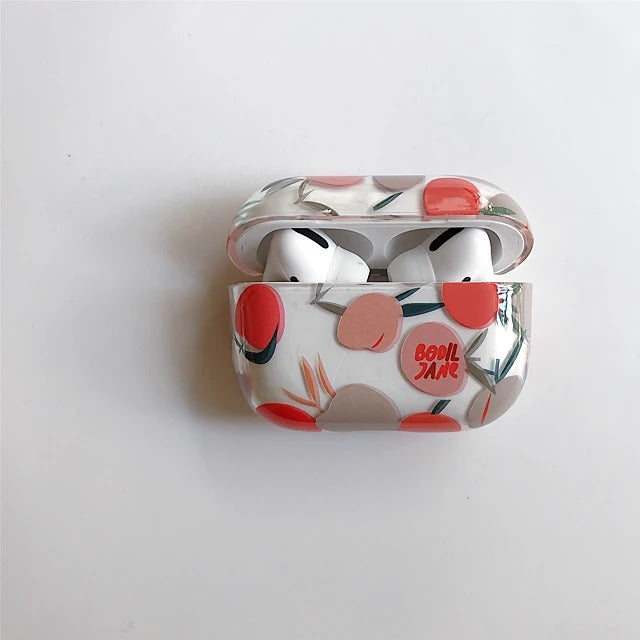 Fruit Hard PC Earphone Case For Airpods Pro Headphone Case